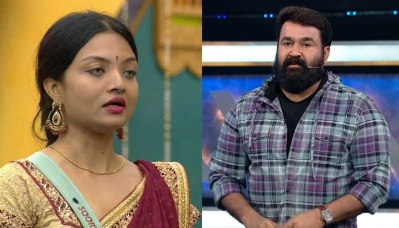 surya about sajina firoz to mohanlal in bigg boss 3