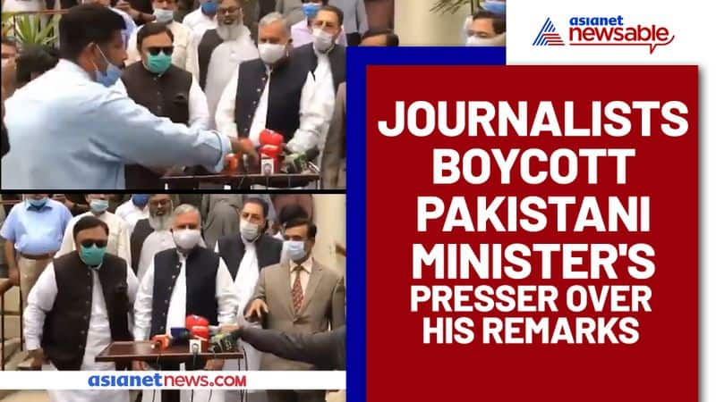 Heres why Pakistani journalists boycott Minister's press conference; Video goes viral - gps