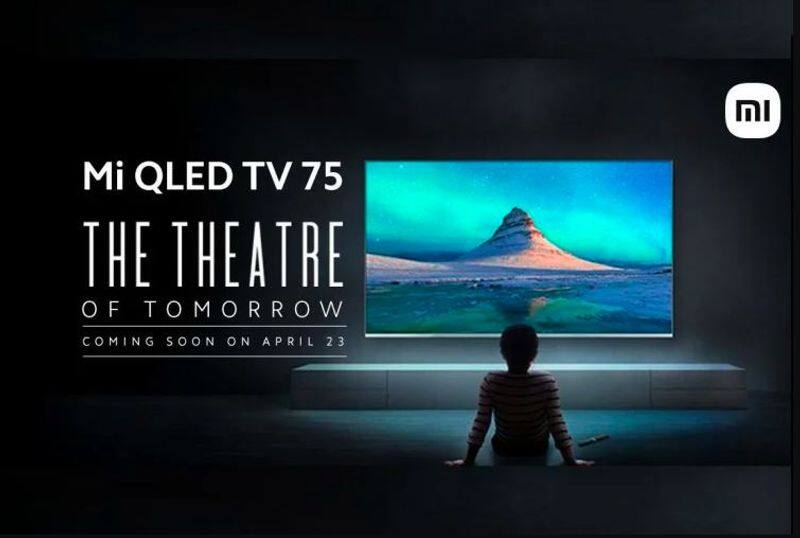 xiaomi tweets mi qled tv with 4k and 75 inch television launch in india on april 23