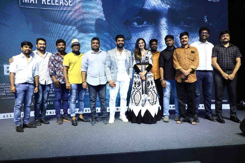 first time arun vijay movie first look released in 3d mapping technology