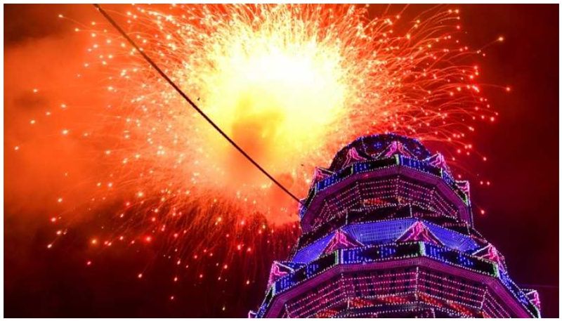 kerala government against central government's order new strong regulations for thrissur pooram fireworks minister says that it will kill the beauty of pooram 