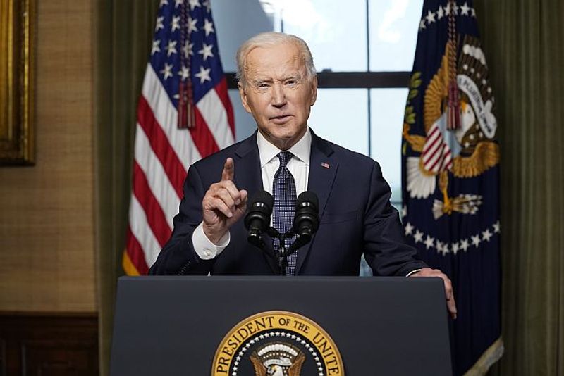 Joe Biden on withdrawing after two more cities under Taliban gcw