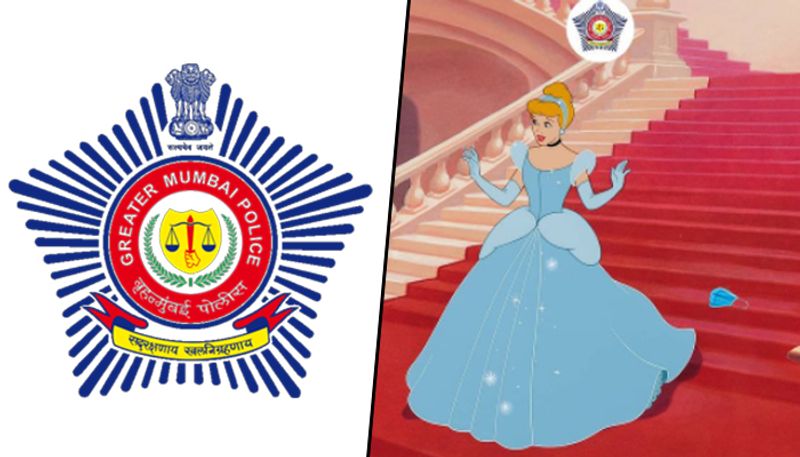 Mumbai Police spread awareness about face masks using Disney's Cinderella; Watch viral post  - gps