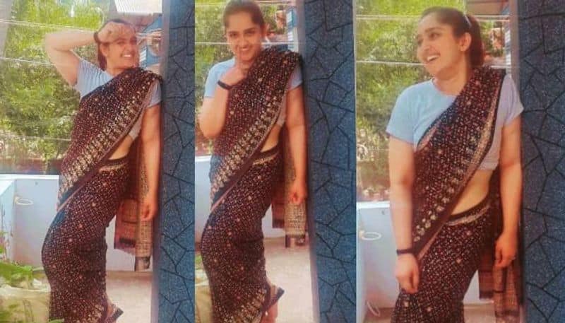 sanusha in saree pics viral