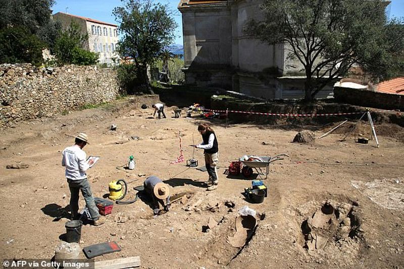 Corsicas City of the Dead' is FOUND: 40 skeletons buried in massive ceramic jars more than 1700 years ago