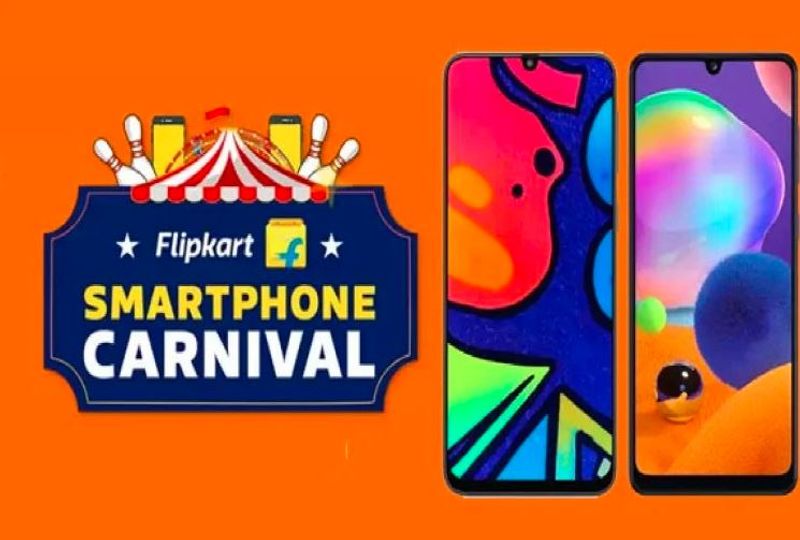 flipkart smartphone carnival sale by xiaomi apple realme and moto phones with big discounts  and cash backs