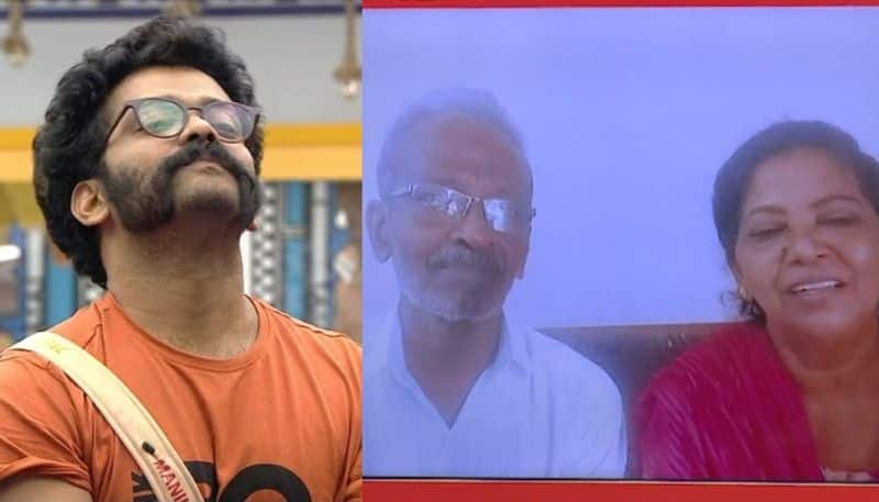 bigg boss surprised manikuttan with a video call of his parents