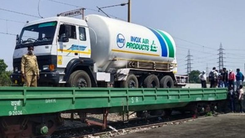 Railways ready to Transport Liquid Medical Oxygen and Oxygen Cylinders to covid hospitals ckm