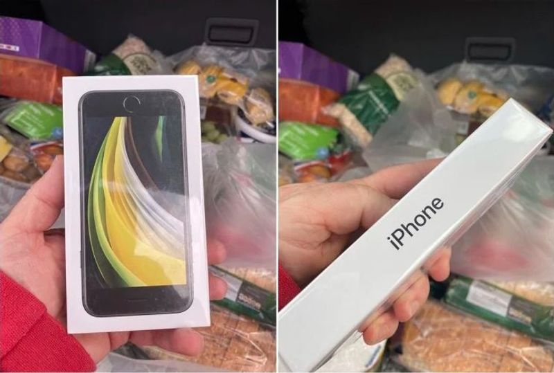 a man ordered  apple fruit from e commerce company and got an iphone as delivery here you know full detail