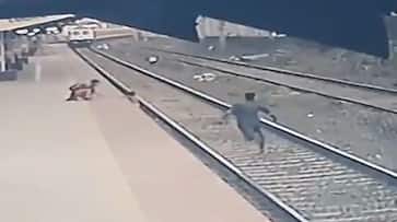 Railway man puts his own life at risk to save child from getting crushed