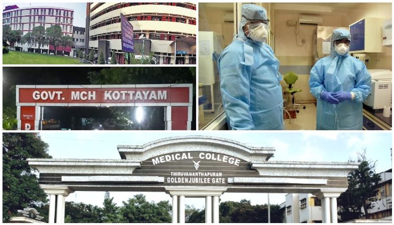 covid 19 hospitals in crisis more health workers tested positive in trivandrum kottayam medical colleges