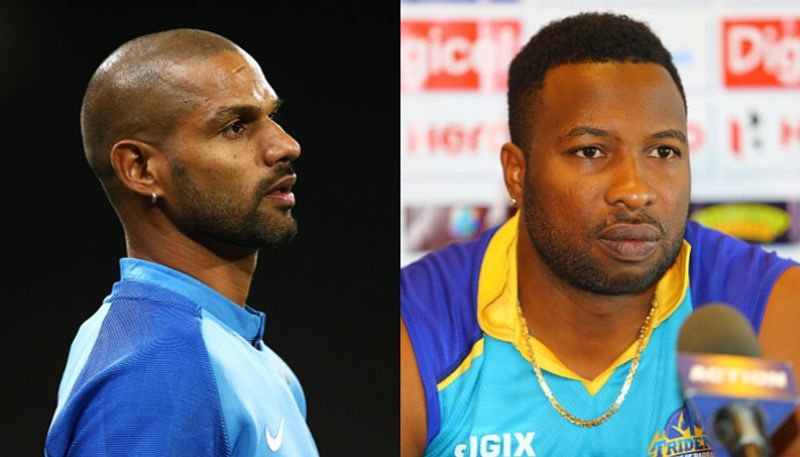 IPL 2021 MI vs DC Kieron Pollard gave Mankad Warning to Shikhar Dhawan