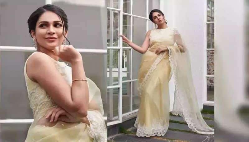 Lavanya Tripathi's mellow yellow sari is perfect for summers