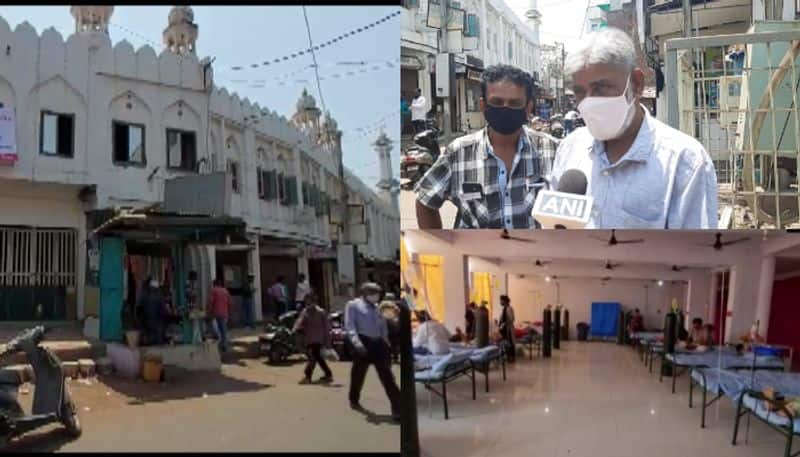 amid surge in covid case Vadodaras Jahangirpura Masjid converted into COVID facility