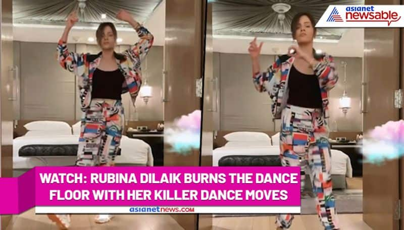 Rubina Dilaik ignites the dance floor with her killer dance moves; Watch Viral Video - gps