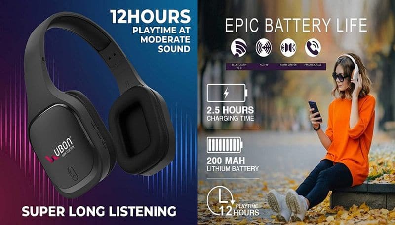 Domestic company Ubon launches wireless headphones in India with 12-hours battery backup