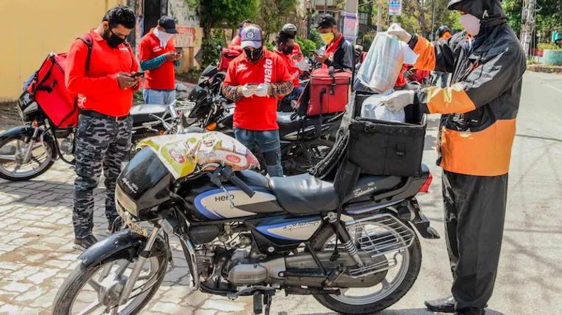 Zomato Swiggy are opening free COVID-19 vaccination initiative for delivery partners ANK