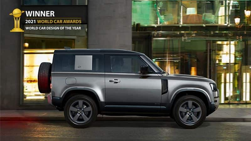 Tata owned Land rover defender crowned 2021 world car design of the year ckm