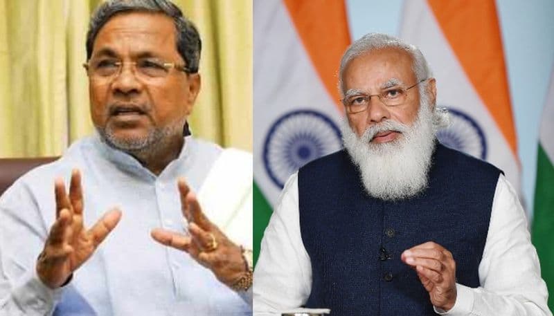 the virus will not disappear if you are constantly on TV Siddaramaiah lashes out at Modi