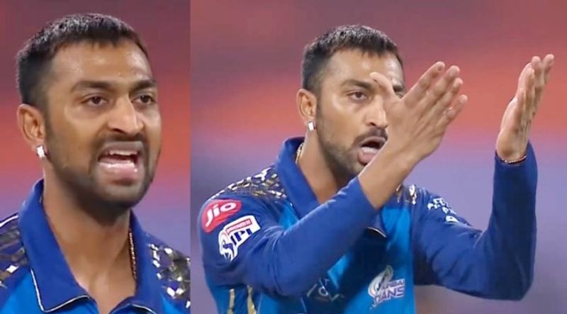 Fans respond to Krunal Pandyas unnecessary aggressive reactions on field