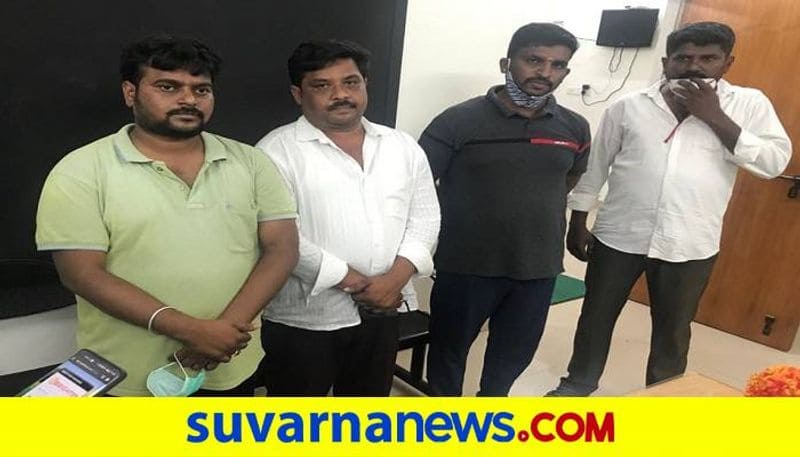 Three Accused Arrested for Cricket Betting at Hiriyur in Chitradurga grg