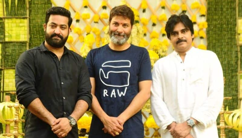 pawan kalyan reason for ntr and trivikram movie cancel arj