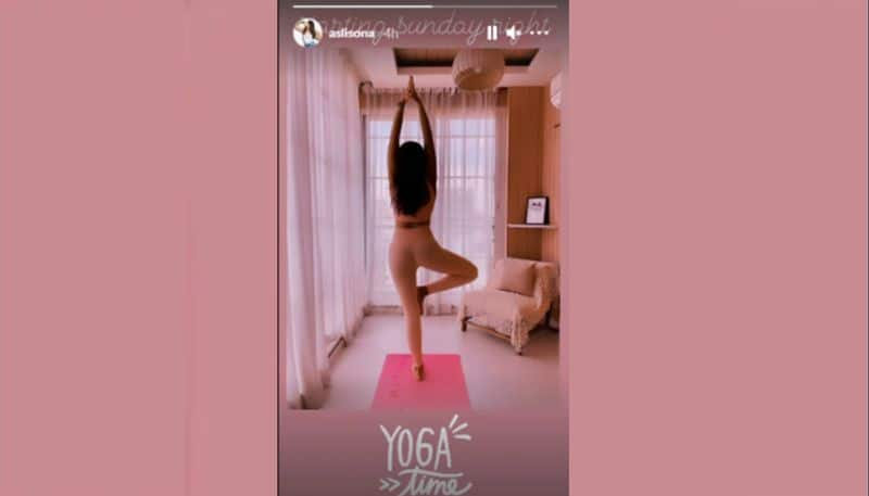 sonakshi sinha shares sunday yoga pic