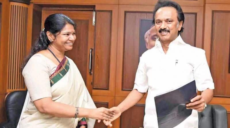 BJP calls on Kanimozhi to come and fight against DMK government ..!