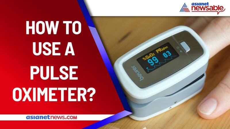 India Fights Corona How To Use A Pulse Oximeter At Home