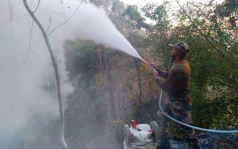 Mizoram forest fire: IAF, Assam Rifles rush to douse it