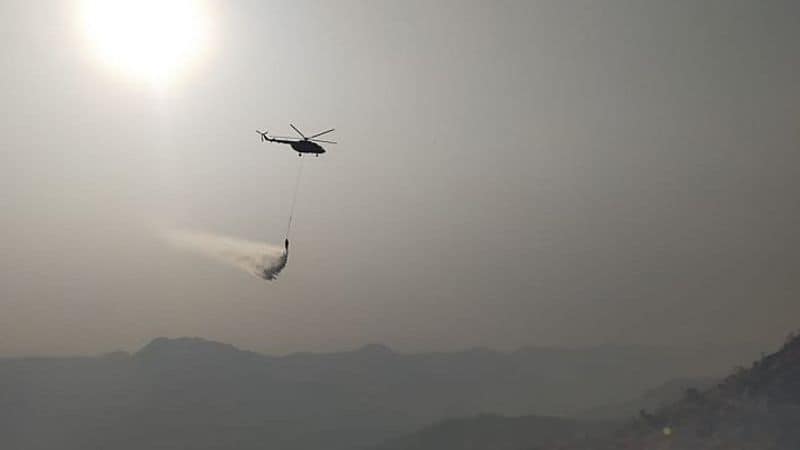 IAF Assam Rifles douse massive forest fire in Mizoram-VPN