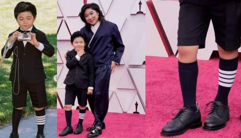 minari star alan kim steals oscars red carpet