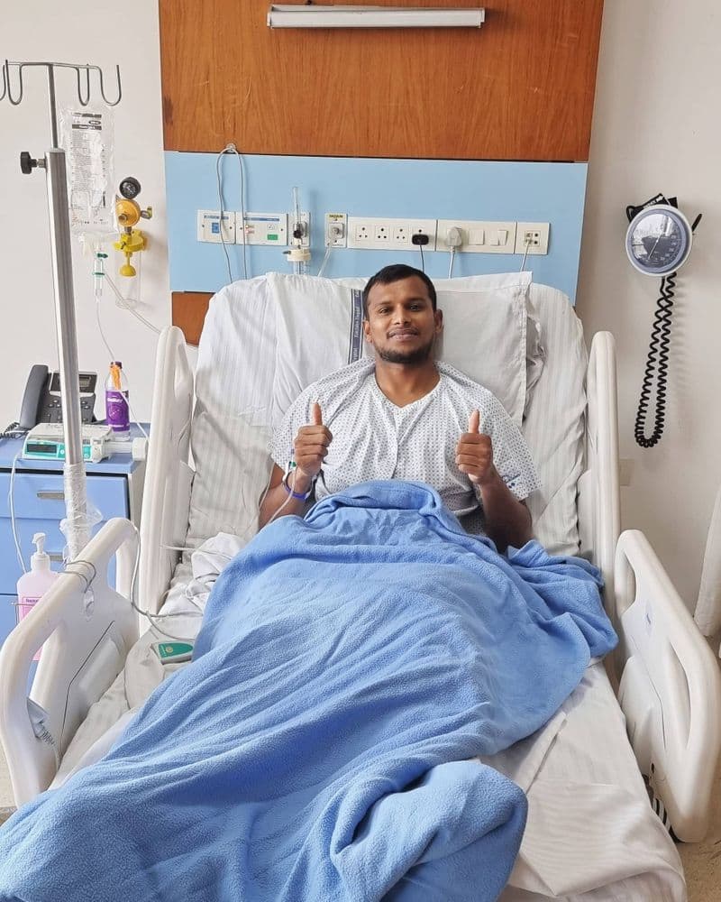 IPL 2021, Natarajan undergoes successfull knee injury and thanks bcci