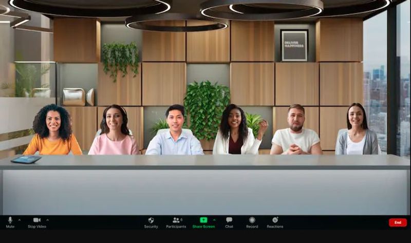 Zoom launches immersive view that places participants in one virtual background check how to enable it