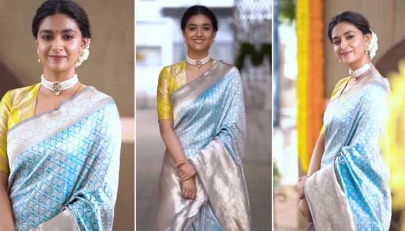 Keerthy Suresh in Traditional Saree