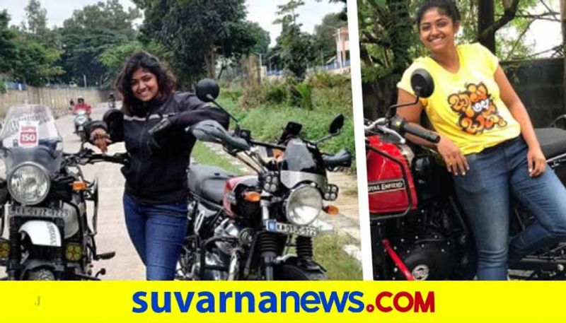 Kannada Actress Bigg boss Bhoomi shetty Solo bike ride to Mangalore vcs