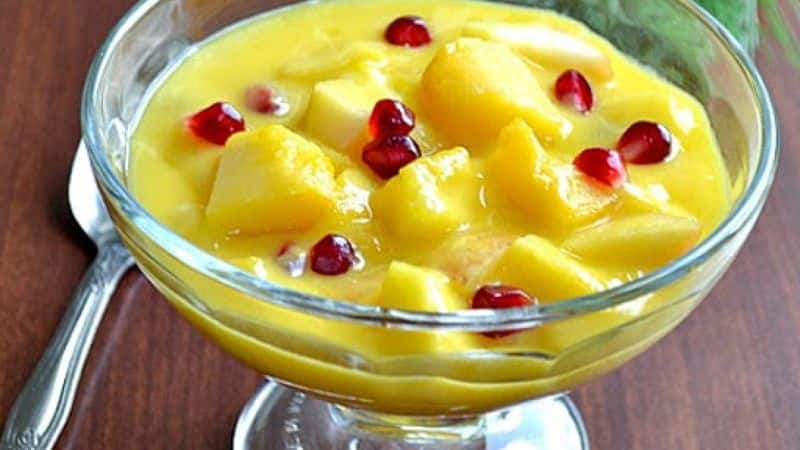 Mango Custard Recipe - bsb