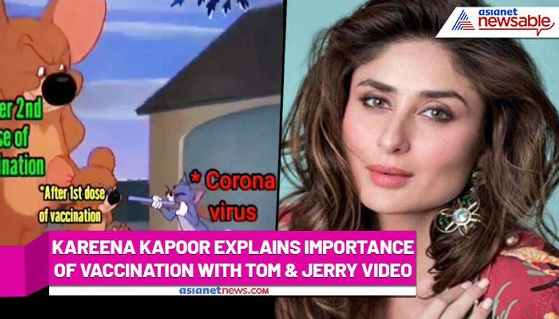 Kareena Kapoor shares a Tom & Jerry video to explain why COVID-19 vaccination is necessary (Watch) - ank