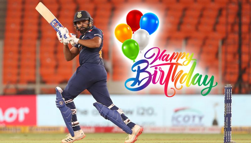 Happy Birthday Rohit Sharma Twitter erupts as Team India Skipper Rohit turns 35 kvn