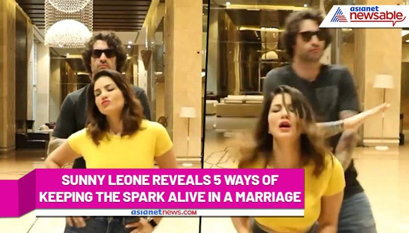 Sunny Leone shows ways of keeping spark alive in a marriage with Daniel Weber Share; watch this video - ank