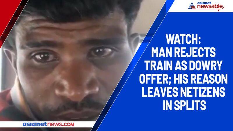 Watch Man rejects train as dowry offer; his reason leaves netizens in splits-tgy