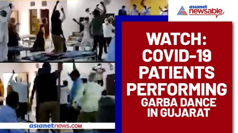 Patients healthcare workers perform 'Garba' at COVID care centre; Watch viral video - gps