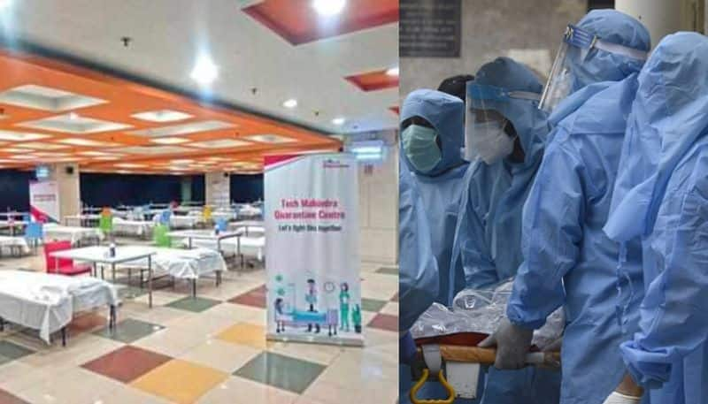 tech mahindra converts noidas cafeteria as covid care center