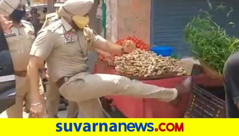 SHO suspended for kicking cart of vegetable vendor in Punjab dpl