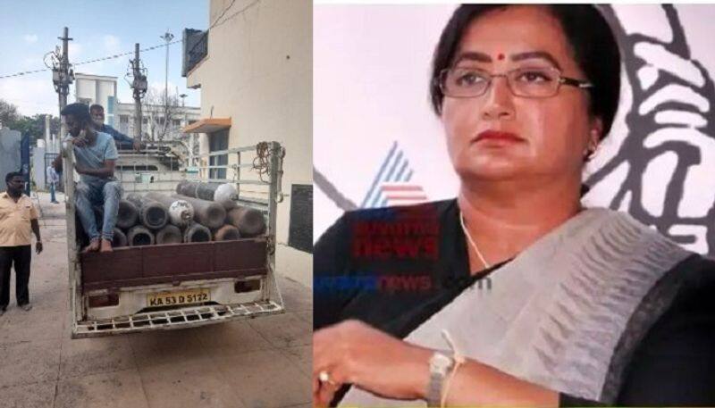 MP Sumalatha Ambareesh Hits back at Mandya JDS MLAs Allegation about Oxygen rbj