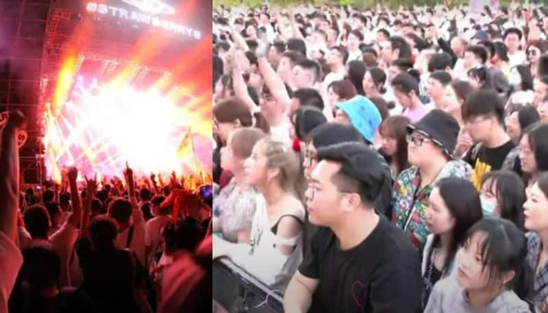 after covid pandemic Thousands of revelers attend Wuhan music festival