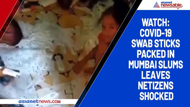 Watch COVID-19 swab sticks packed in Mumbai slums leaves netizens shocked-tgy