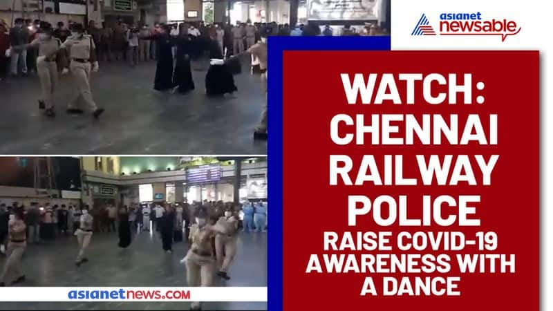 Chennai Railway Police dance to 'Enjoy Enjaami', raise Covid-19 awareness (Watch video) - gps