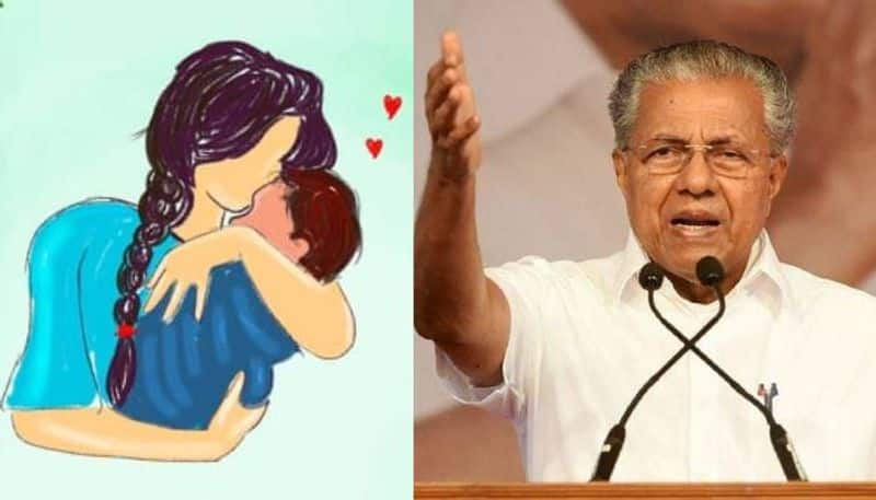 pinarayi vijayan s mothers day post