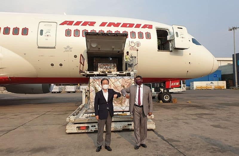 First Korean Covid-19 aid arrives in New Delhi-VPN